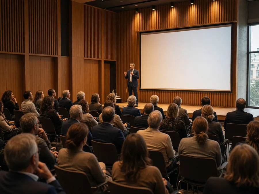 A corporate convention in Barcelona